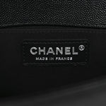 Caviar Quilted Small Boy Flap Black