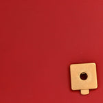 Calfskin Web Medium Peony Chain Shoulder Bag Red