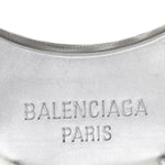 Metallic Calfskin Mary Kate Shoulder Bag Silver
