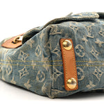 Monogram Denim Baggy PM Blue