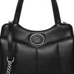 Calfskin Petite GG Small Tote Bag Black