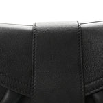 Supple Grained Calfskin Medium Polly Black