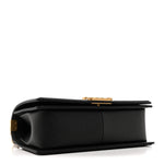 Caviar Quilted Medium Boy Flap Black
