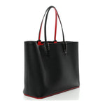 Calfskin Spikes East West Cabata Tote Black