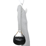 Calfskin La Medusa Chain Hobo Black