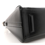 Shiny Lord Calfskin Small Antigona Black