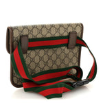 GG Supreme Monogram Neo Vintage Web Belt Bag Brown
