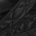 Lambskin Quilted Maxi Icare Shopping Tote Black