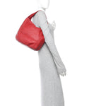 Nappa Intrecciato Patchwork Hobo Red