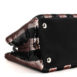 Sequin Broccato Tote Black Cipria