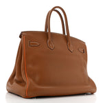 Togo Horseshoe Birkin 35 Gold Orange