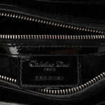 Patent Cannage Medium Lady Dior Black