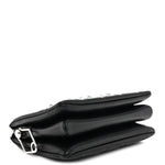 Lambskin Monogram Crystal Embossed Embellished Coussin BB Black