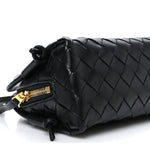 Nappa Intrecciato Concert Pouch Black