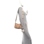 Calfskin GG Matelasse Chain Handbag Porcelain Rose