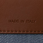 Denim Vitello Grace FF Mini By The Way Boston Bag  Blue