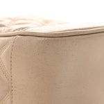 Grain de Poudre Quilted 80's Vanity Bag Dark Beige