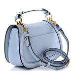 Roxy Calfskin Medium Blondie Top Handle Bag Cloudy Blue