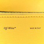 Calfskin Mini Binder Clip Bag Yellow