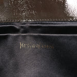 Textured Patent Monogram Large Belle De Jour Green