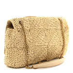 Raffia Monogram Medium Jamie Natural Avorio