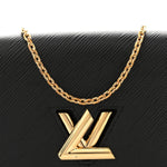 Epi Twist Belt Chain Wallet Black