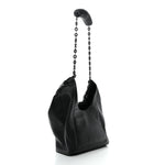 Mellow Nappa Small Monochrome Squeeze Bag Black