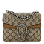 GG Supreme Monogram Mini Dionysus Shoulder Bag Taupe