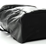 Canvas Calfskin Sid Backpack Black