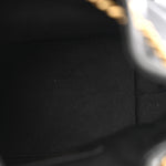 Lambskin Matelasse Monogram Joe Nano Bucket Bag Black