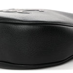 Supple Calfskin Cuir Triomphe Small Heloise Shoulder Bag Black