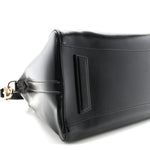 Shiny Lord Calfskin Medium Antigona Black