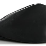 Grained Calfskin Large Slouchy Banana Bag Black