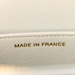 Caviar Quilted Shoulder Bag White