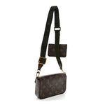 Monogram Felicie Strap & Go Kaki