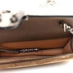 GG Supreme Monogram Super Mini Dionysus Shoulder Bag Taupe
