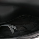 Calfskin Quilted Medusa Small Top Handle Shoulder Bag Black