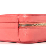 Caviar Quilted Small CC Filigree Vanity Case Pink