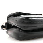 Shiny Nappa Trapuntata Micro Double Baguette Black