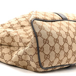 GG Monogram Large Joy Tote Bag Dark Brown