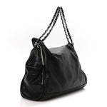 Lambskin Large Ultimate Soft Tote Black