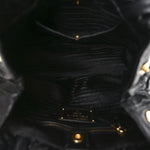 Nappa Antique Drawstring Tote Black