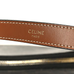 Triomphe Canvas Calfskin Ava Shoulder Bag Tan