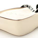 Eco Alter Nappa Perforated Logo Tiny Crossbody White