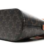 Canvas Calfskin Triomphe Teen Honorine Bag Tan