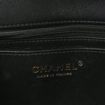 Lambskin Quilted Mini Rectangular Flap Black