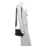 Calfskin Mini Jennifer Crossbody Bag Brown
