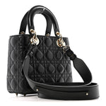 Lambskin Cannage Small My ABCDior Lady Dior Black