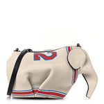 Calfskin 22 Mini Elephant Crossbody Bag Soft White Red