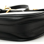 Box Calfskin Medium Bobby Flap Black